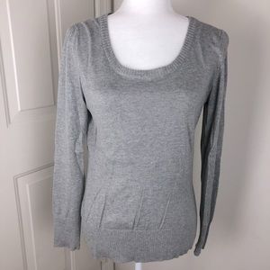 New Medium Merona Gray Crewneck Sweater
